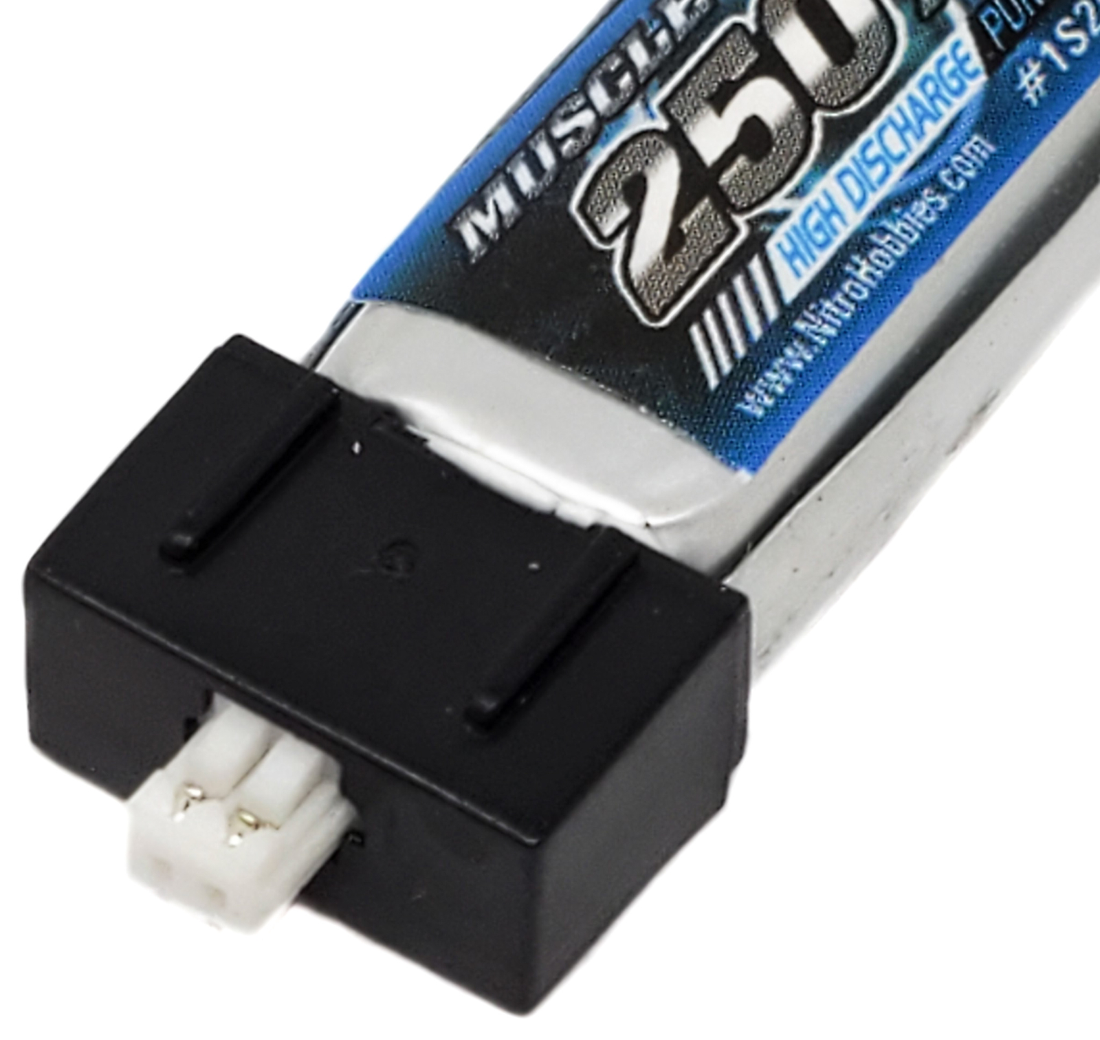 NHX Muscle Pack 1S 3.7V 250mAh 45C Lipo Battery w/ Ultra-Micro (5 PACK)