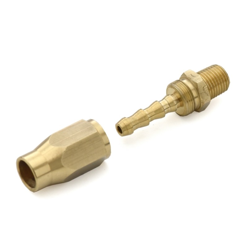 Fast Fix 3/8" Air Hose Assembly Repair Fitting - 1/4" MNPT Fixed