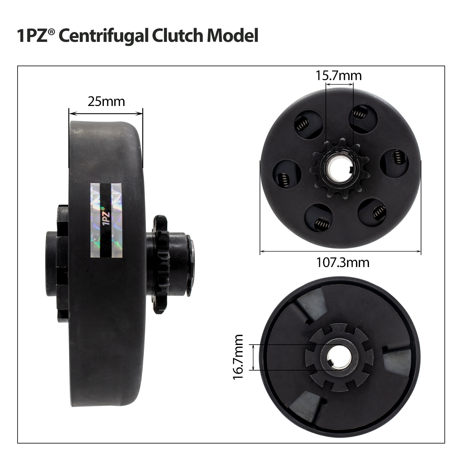 11 Tooth Clutch 5/8" For Coleman CT100U CC100X MONSTER MOTO MM-B80 98cc 80cc