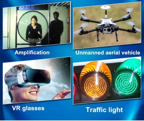 Dia. 300mm Focal 400mm PMMA Fresnel Lens Optical Solar Concentrator Magnifier