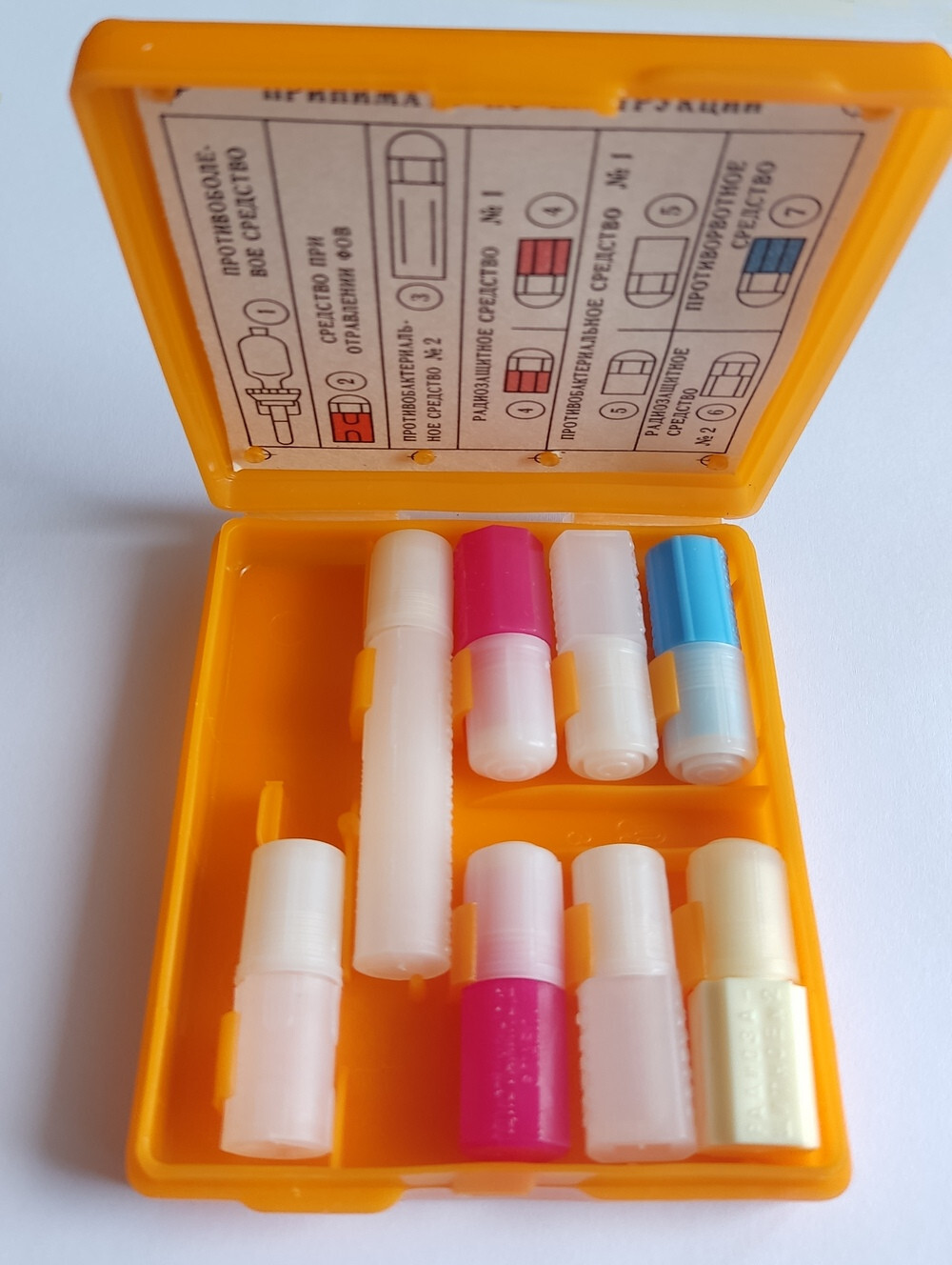 2 pc Box First Aid Kit AI-2 USSR Individual Aptechka Army Empty without medicine