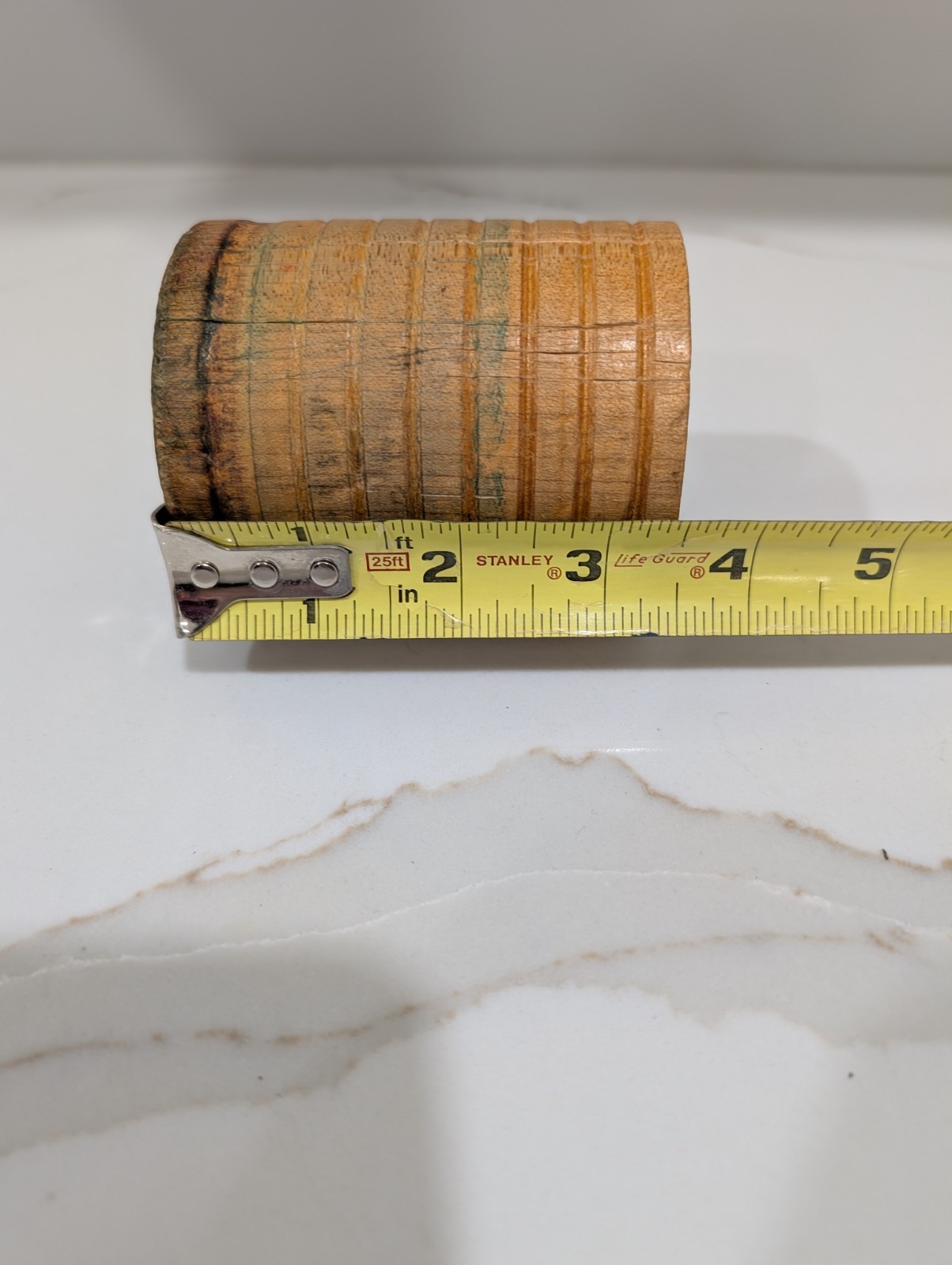 Vintage Set Of 3 Wooden Textile Bobbins Spools Industrial Sewing Primitive Decor