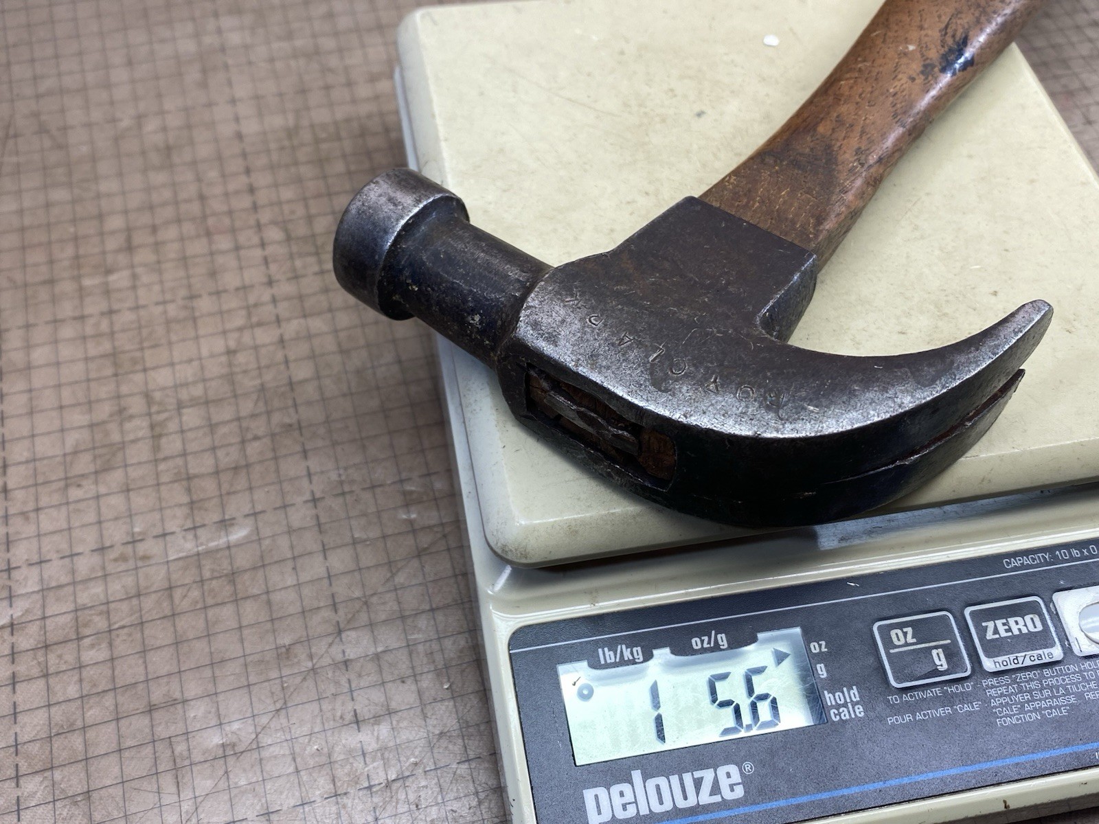 Vintage Winchester Claw Hammer 16 oz. ROY CLARK Gunsmith Woodworking Old Tool