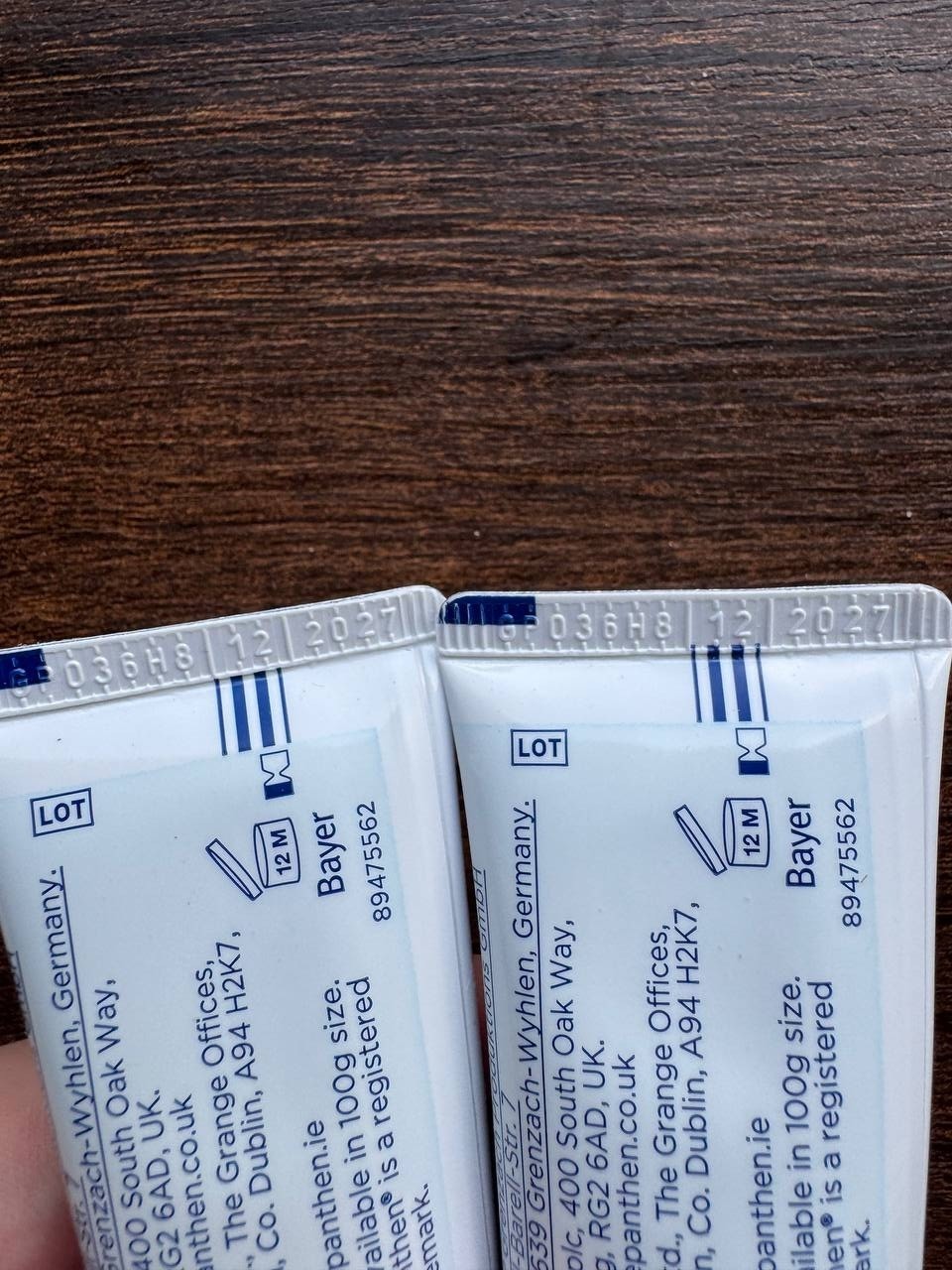 [2 PACK] Bepanthen Nappy Care Ointment Provitamin B5~30g~EXP:12/2027