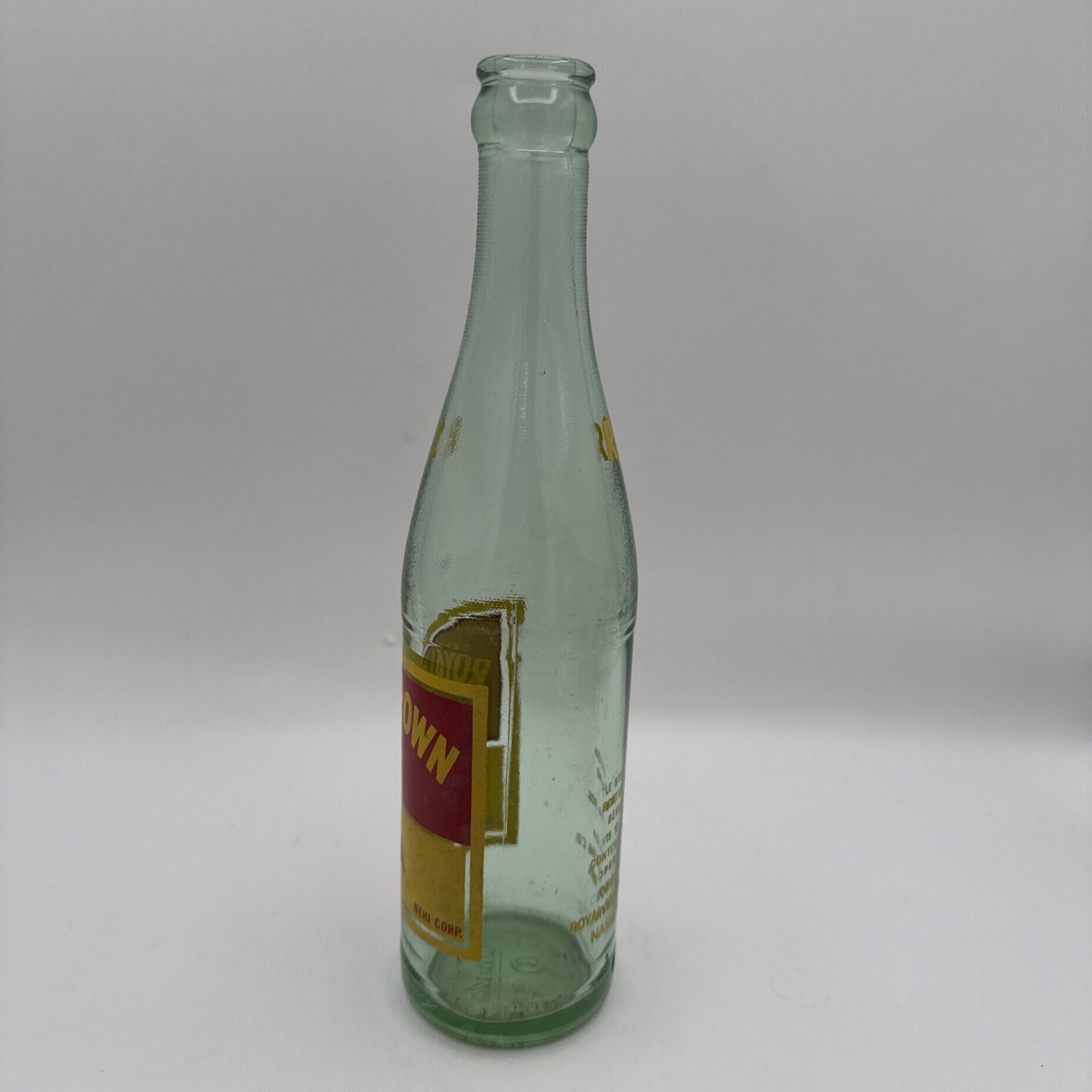 Vintage RC Royal Crown Cola 10oz Glass Bottle Nashville TN bottled