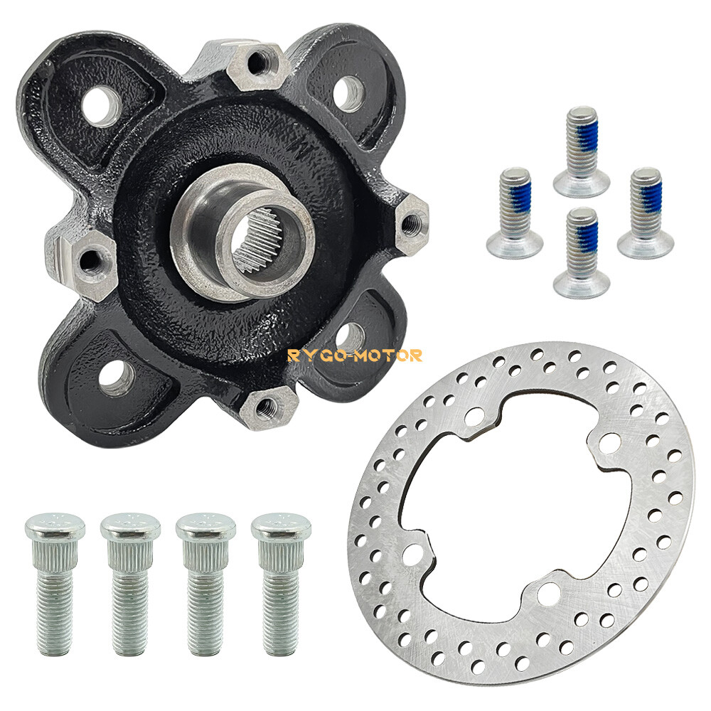 Front Wheel Hub Bearing Studs Brake Rotor for Polaris Ranger 1000 Crew XP 17-22