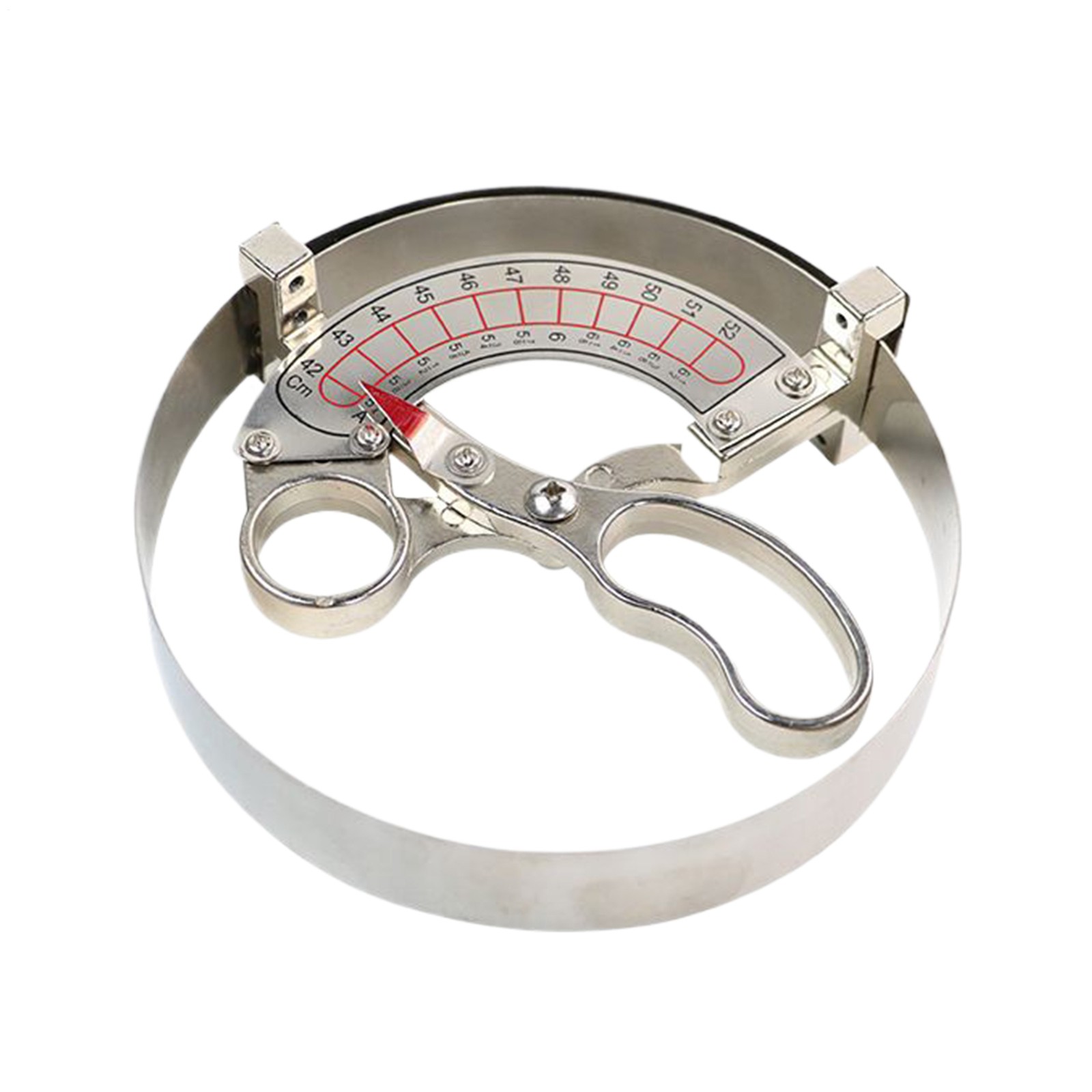 Stainless Steel Scissor Type Ruler Hat Caliper Ring Compass Cap Measuring Tools