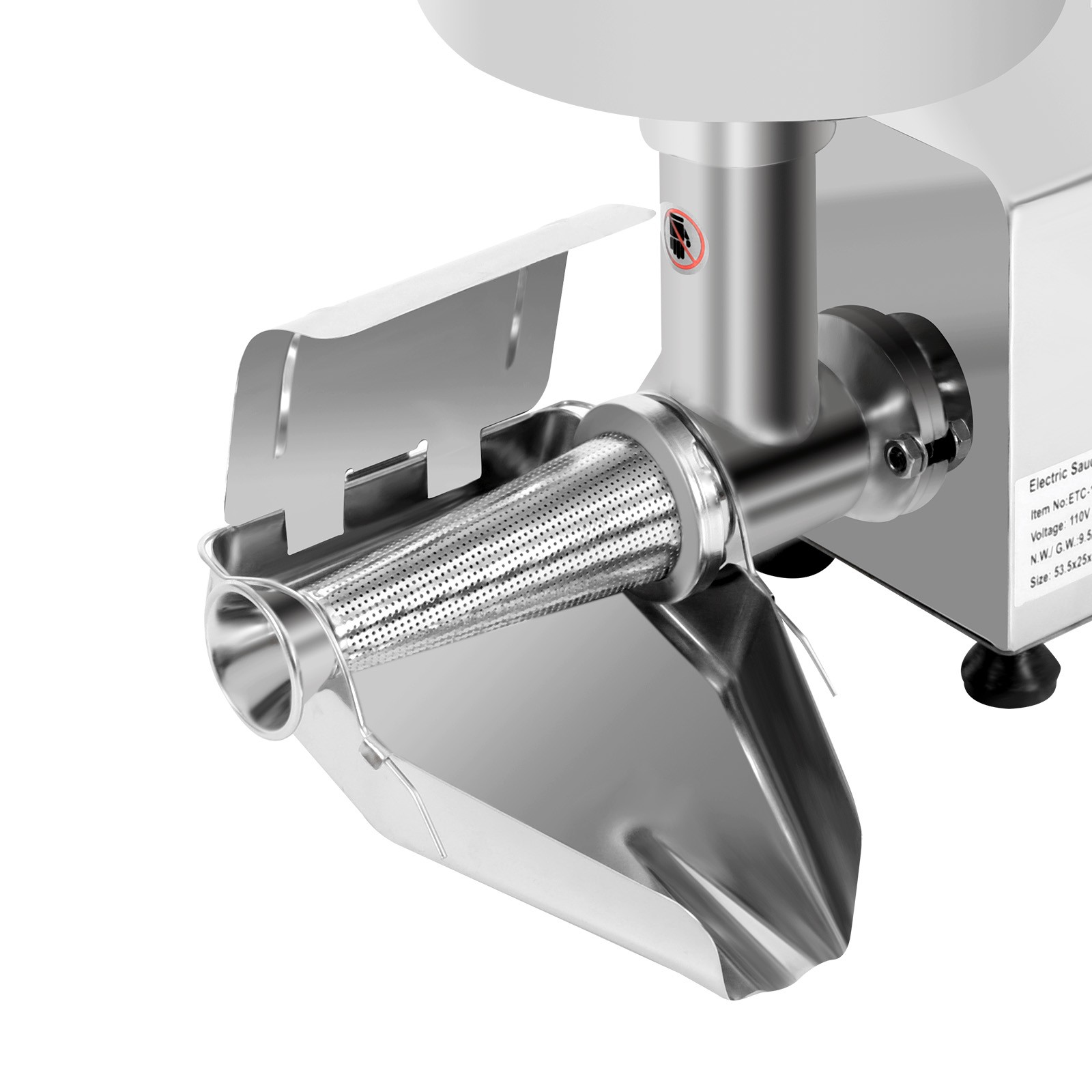 110V Electric Tomato Strainer, 450W Stainless Steel Tomato Press and Strainer