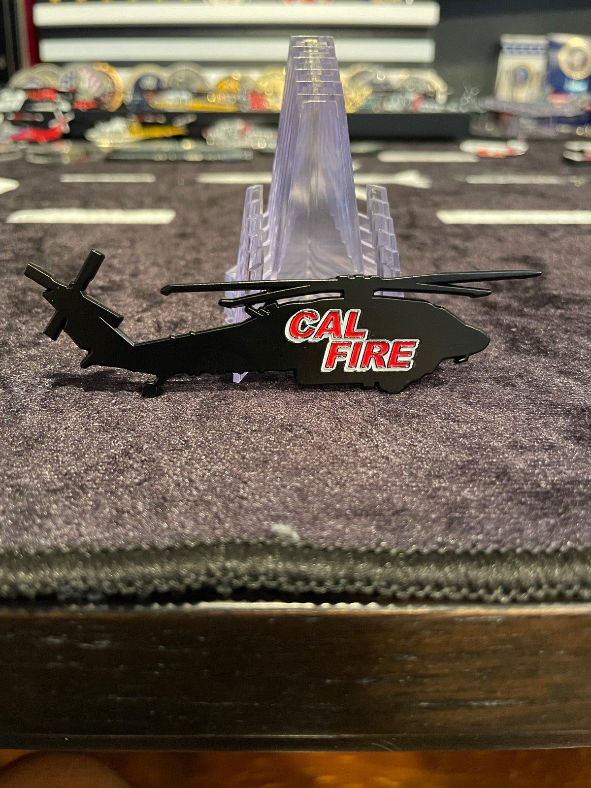 Cal Fire Firehawk Helicopter Hemet challenge coin