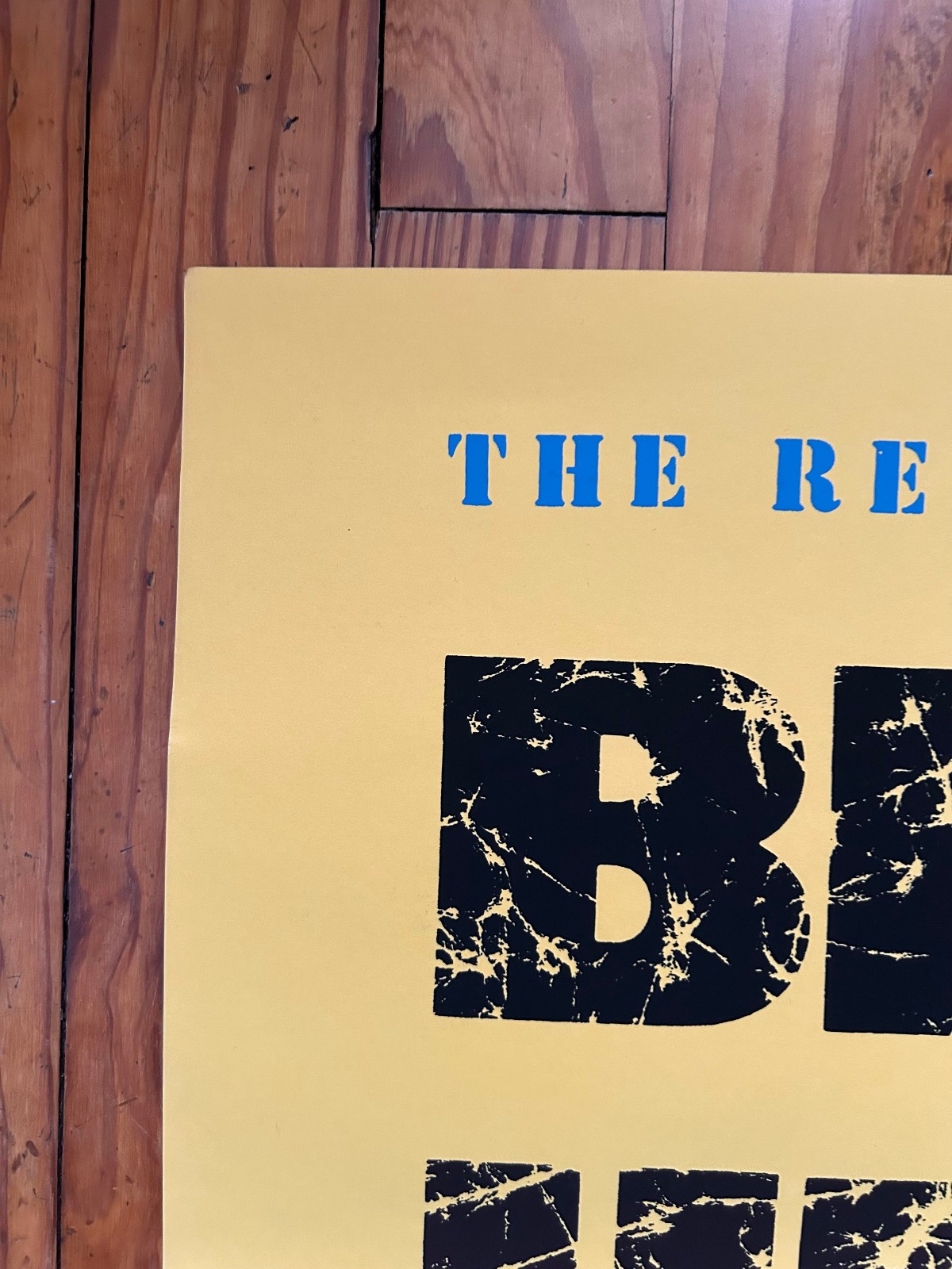 Vintage Black Uhuru Reggae Poster 1982 St. Louis MO Sly & Robbie 20x35 Stages