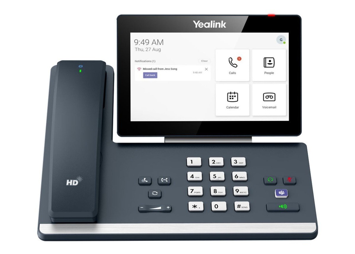 Yealink MP58-WH E2 IP Phone for Microsoft Teams w/7" Touchscreen Display