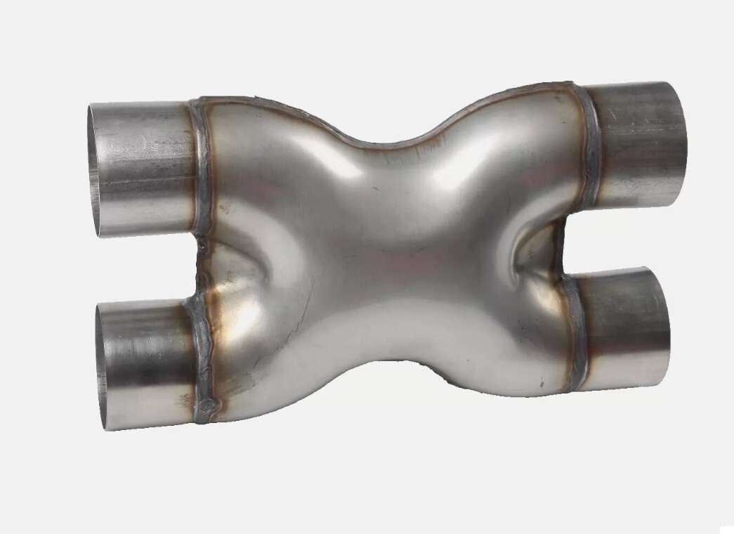 X-pipe 3" Universal exhaust pipe 304 stainless steel