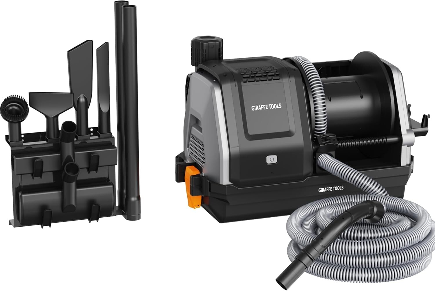 Giraffe Tools Wet Dry Vacuum Cleaner with 30FT Retractable Hose Wall-mounted USA