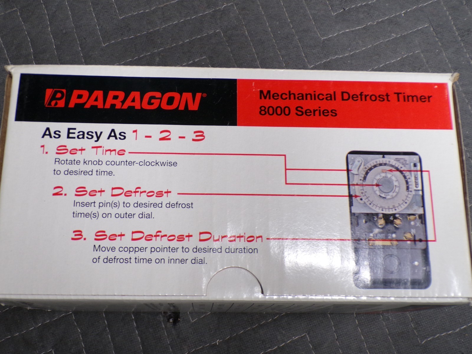 Paragon #8141-00 120 Volt Defrost Timer *NOS*