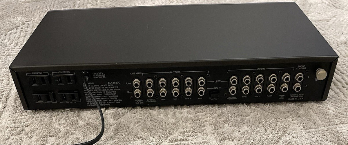 Vintage Carver Preamplifier C-2 High Performance Console