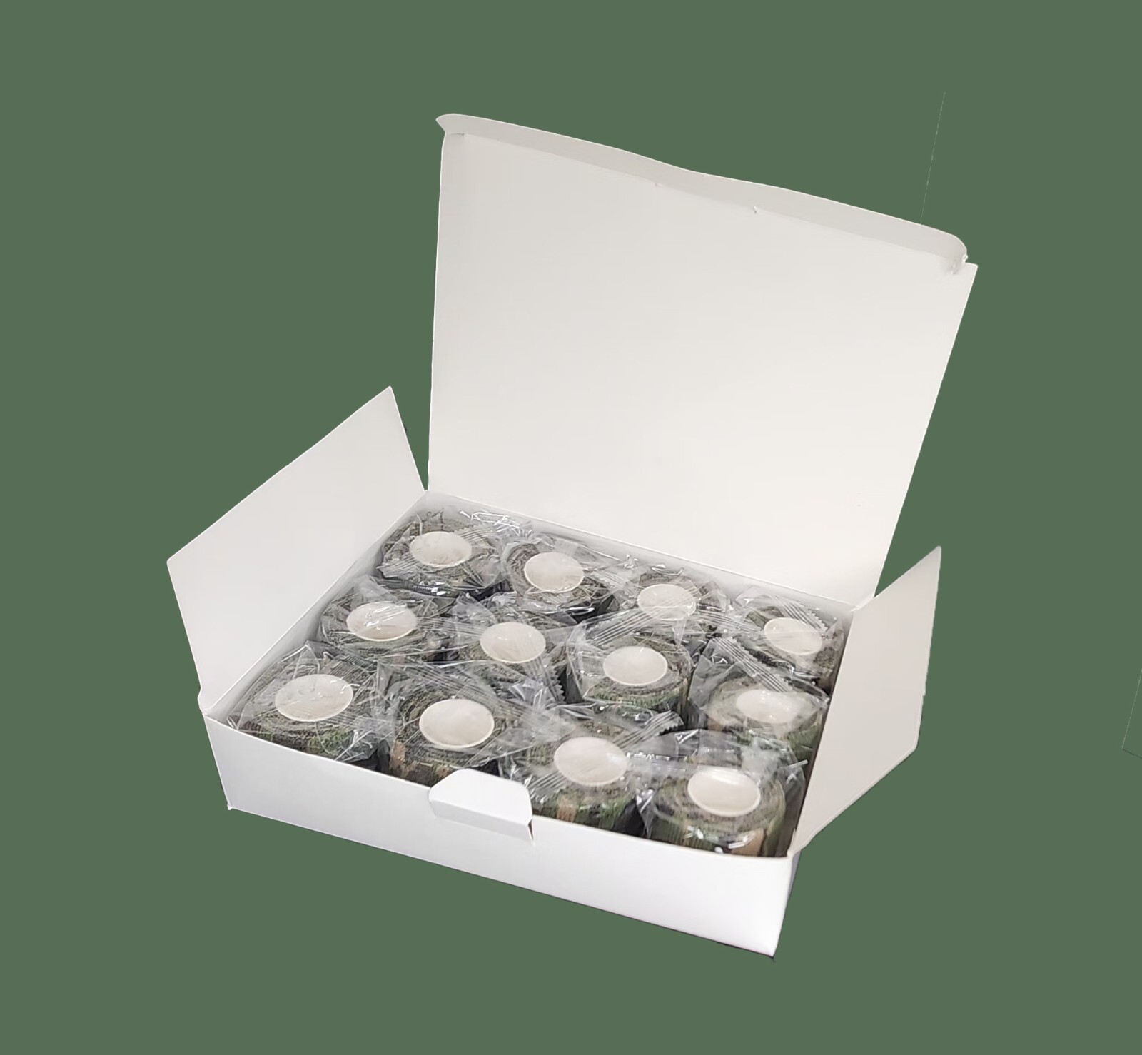 Cohesive Bandages Camouflage, 2” inch wide x 5 yards (50mm X 4.5m), 12pcs