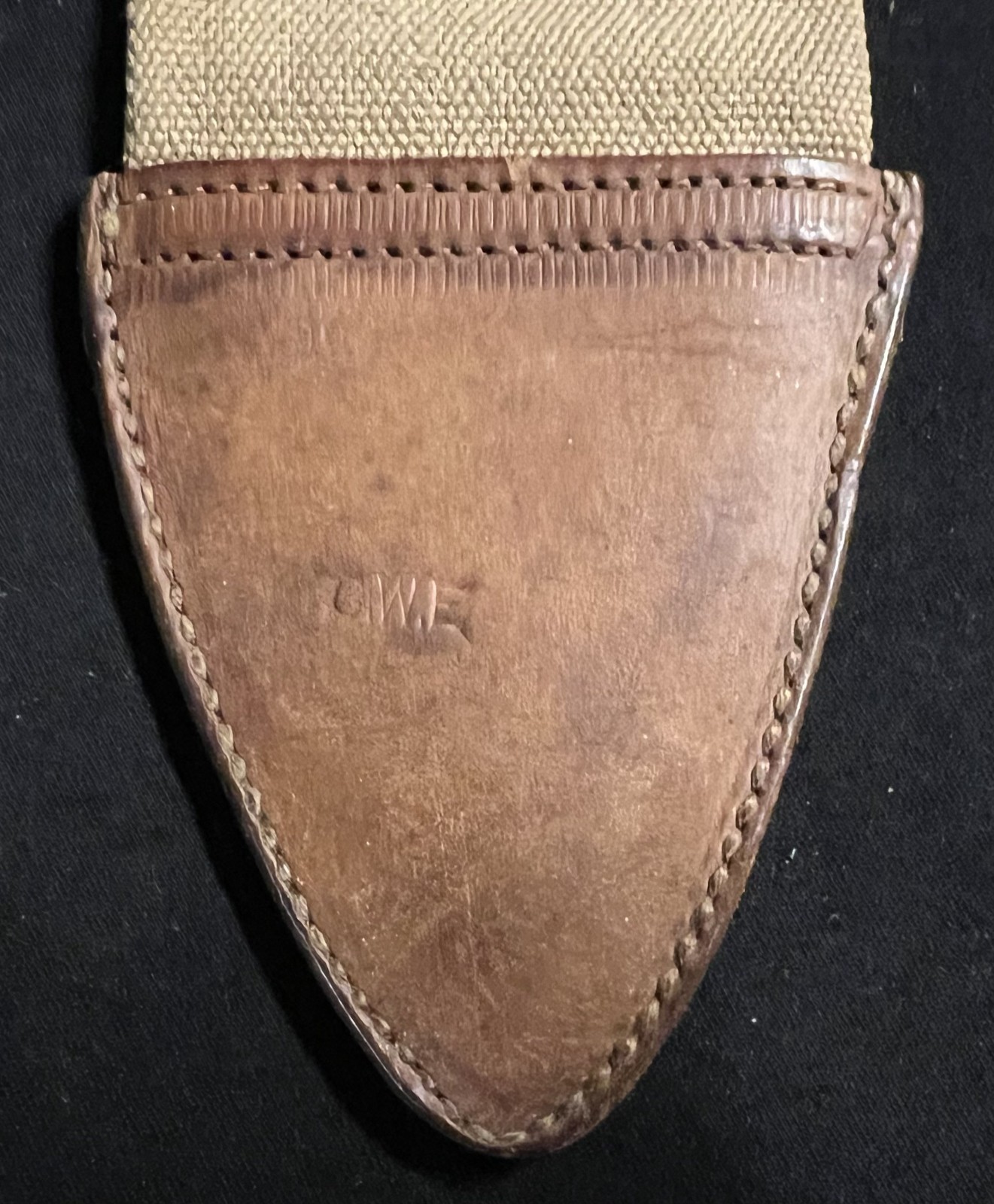 WWI US M1910 M1917 Bolo Fighting Knife Canvas Scabbard #4