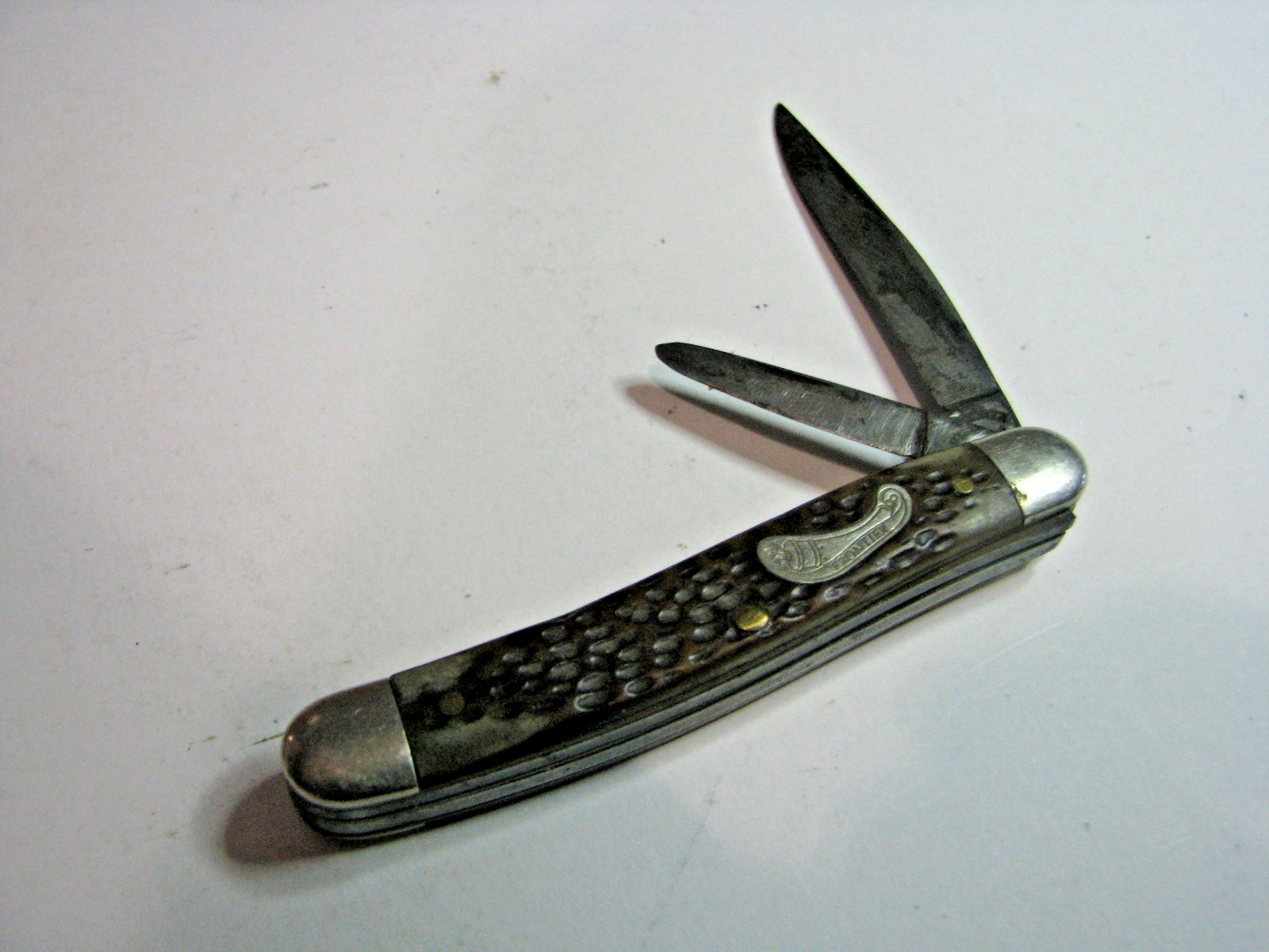 Vintage Imperieal Frontier 4221 Trapper Folding Pocket Knife USA