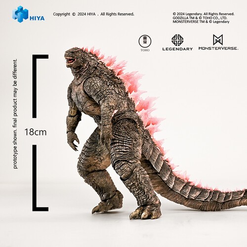 HIYA - Godzilla x Kong: The New Empire - Exquisite Basic - Godzilla (Evolved Ver