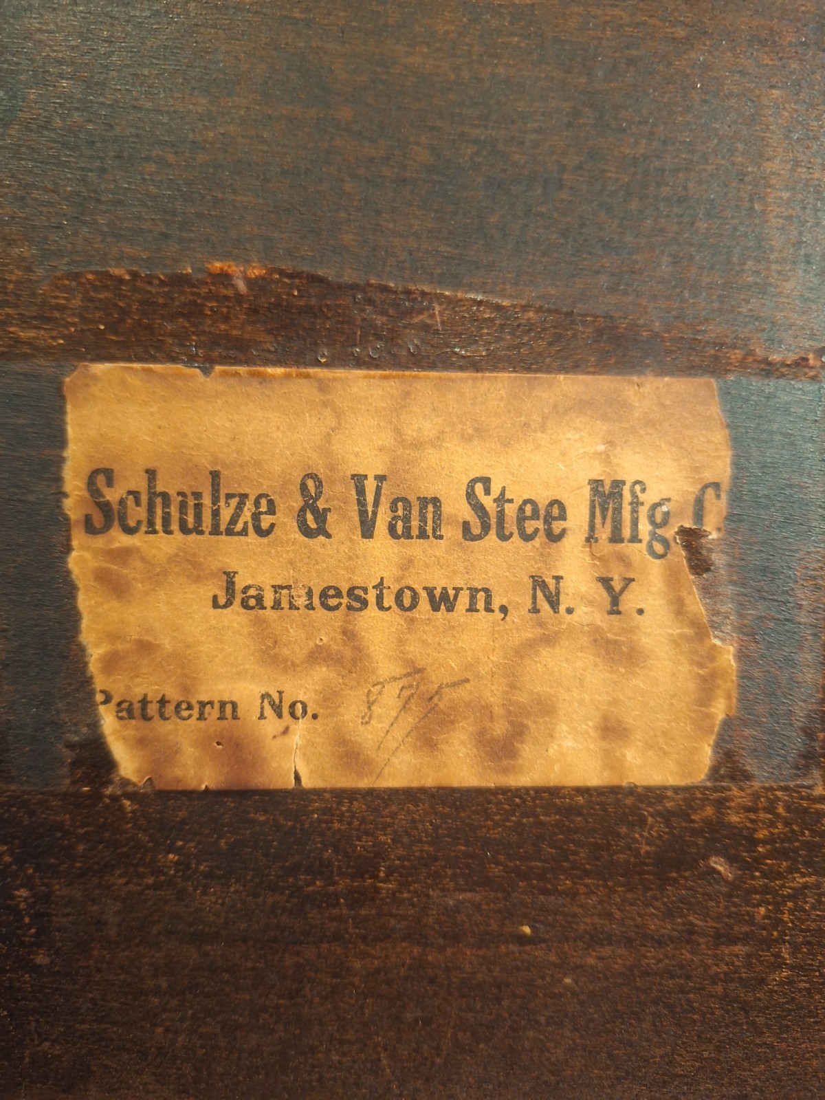 Antique Wood Tabletop Vanity Dressing Table Swivel Mirror by Schulze & Van Stee