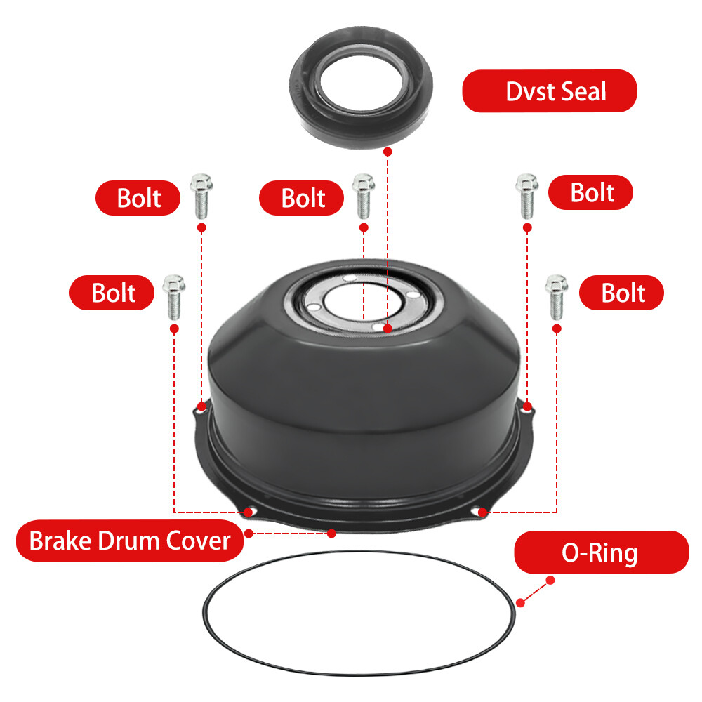 1988-2000 For Honda Fourtrax 300 Rear Brake Drum Cover TRX300 TRX300FW 2x4 4x4