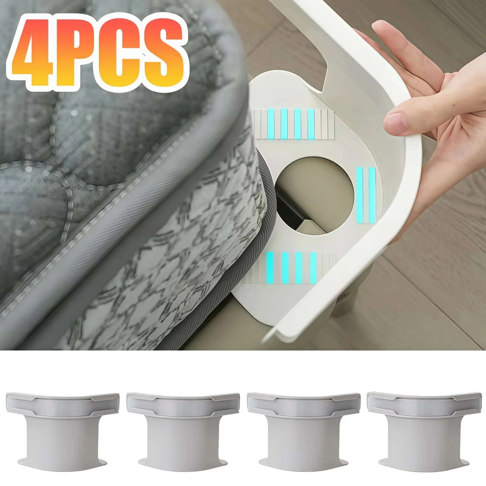 4PCS Lock Sheet Holders Keep Sheets Tight Heavy Duty Straps Fit All Mattresses**
