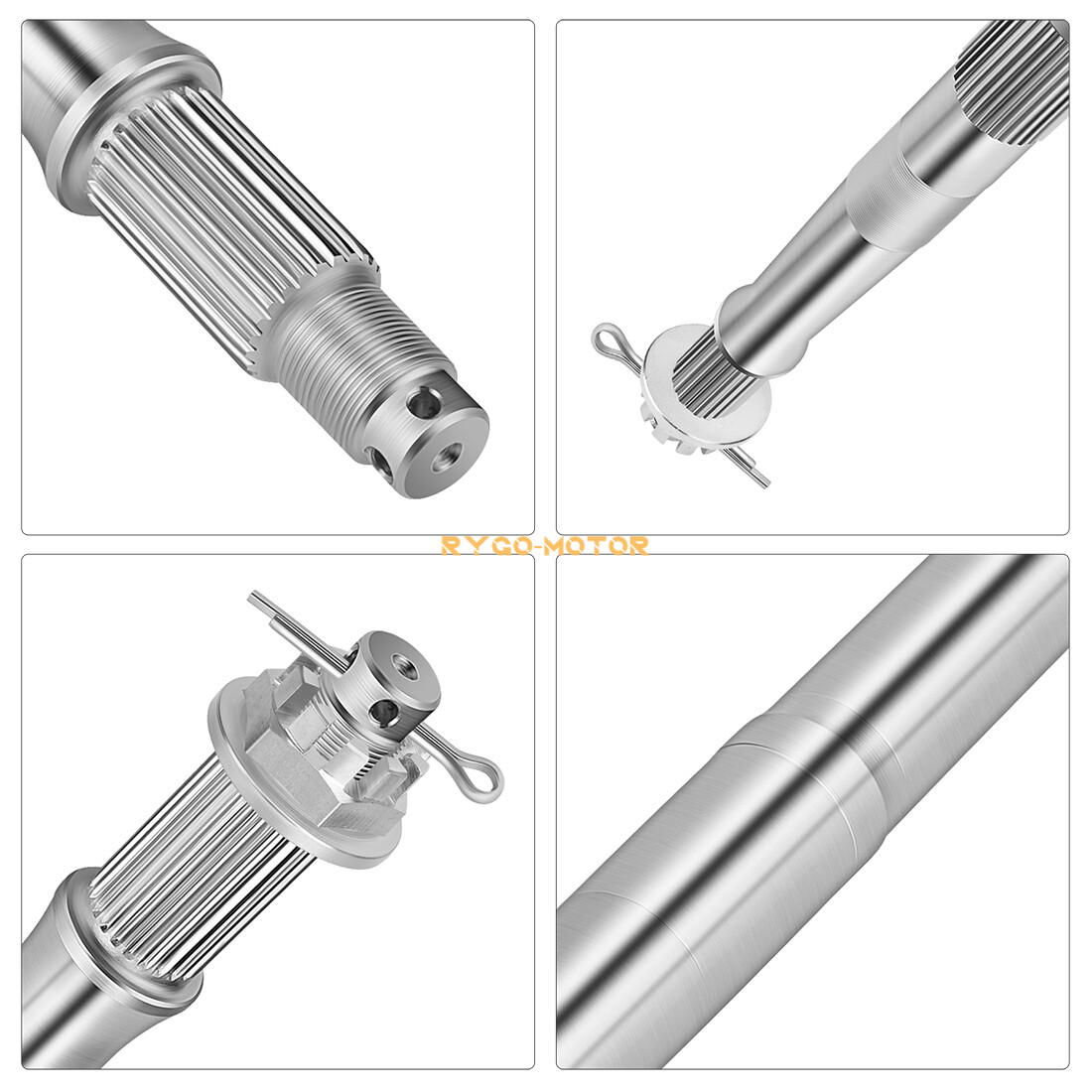 42311-HM8-000 Rear Axle & Nuts For Honda ATV Recon 250 TRX250TM TRX250TE 1997-24