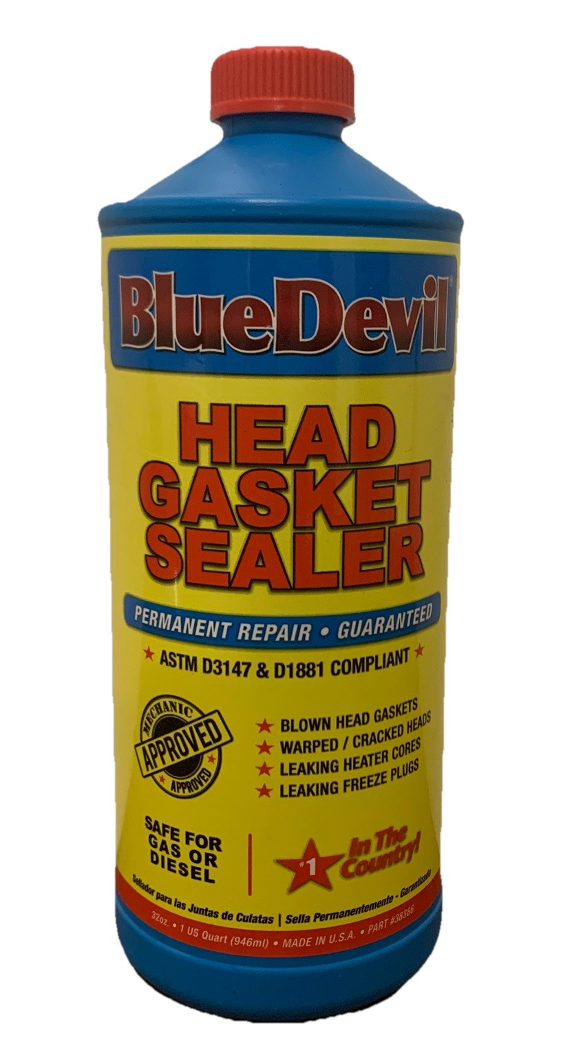 Blue Devil 38386 Head Gasket Sealer 32oz Bottle Permanent Repair