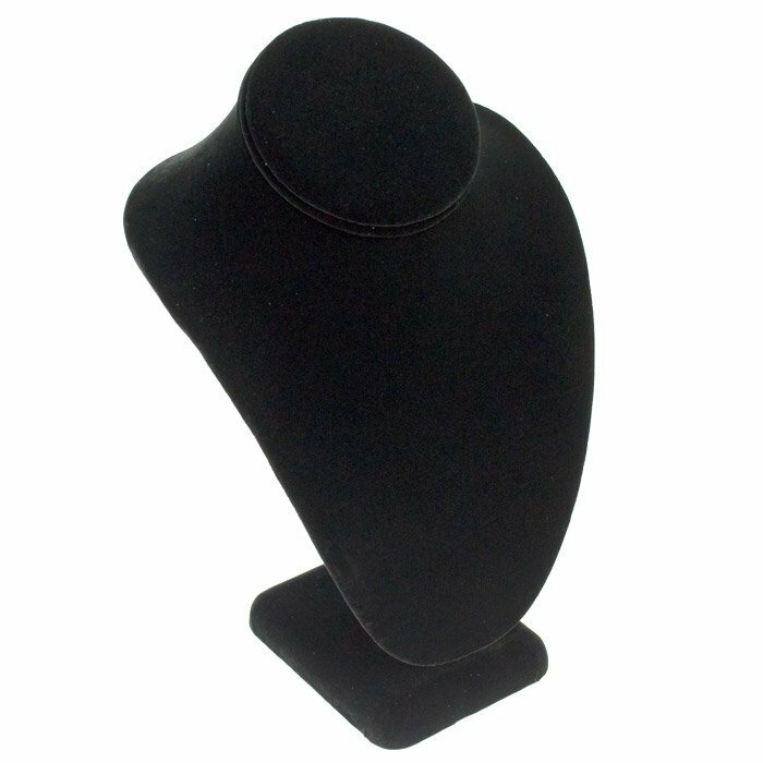 Black Velvet Jewelry Necklace Bust Necklace Display Stand ~ 18 Styles