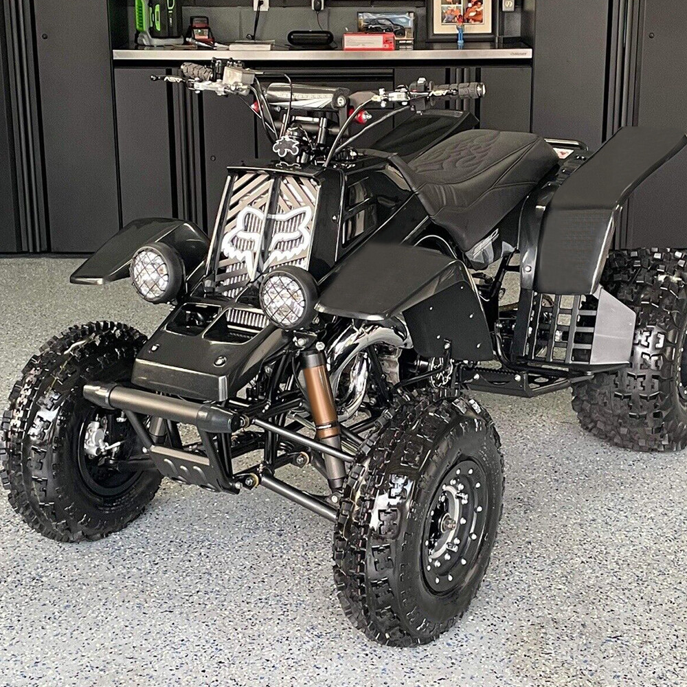 NEW Black Heel Guards footrest For Yamaha Banshee left + right nerf bars Plastic