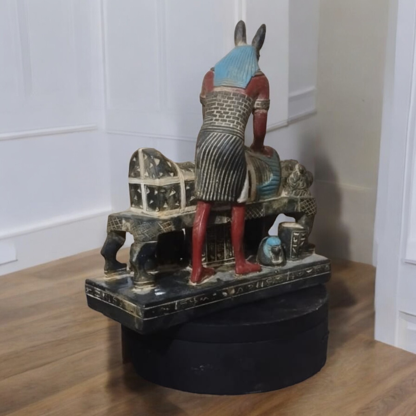 Rare Ancient Egyptian Antiquities God Anubis Unique Statue Pharaonic Egyptian BC