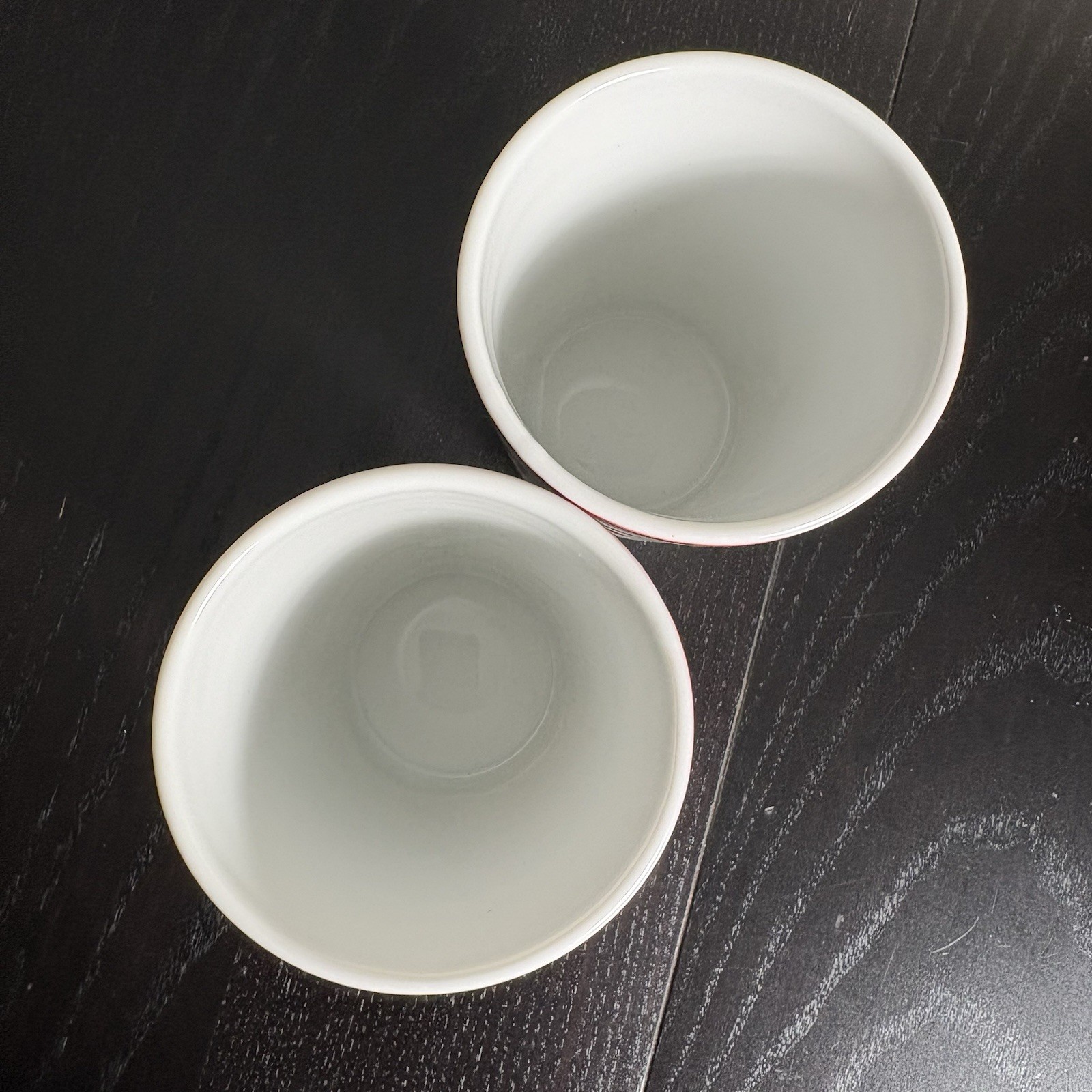 Vintage Lot 1940s/1950s BERNA MELK Dutch Porcelain Swiss Milk Advertising Cups