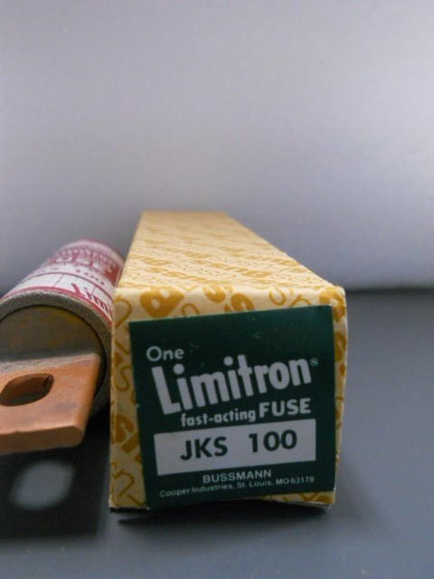 New Bussmann Limitron JKS-100 Amp Fuse Class J 600 Volts NIB