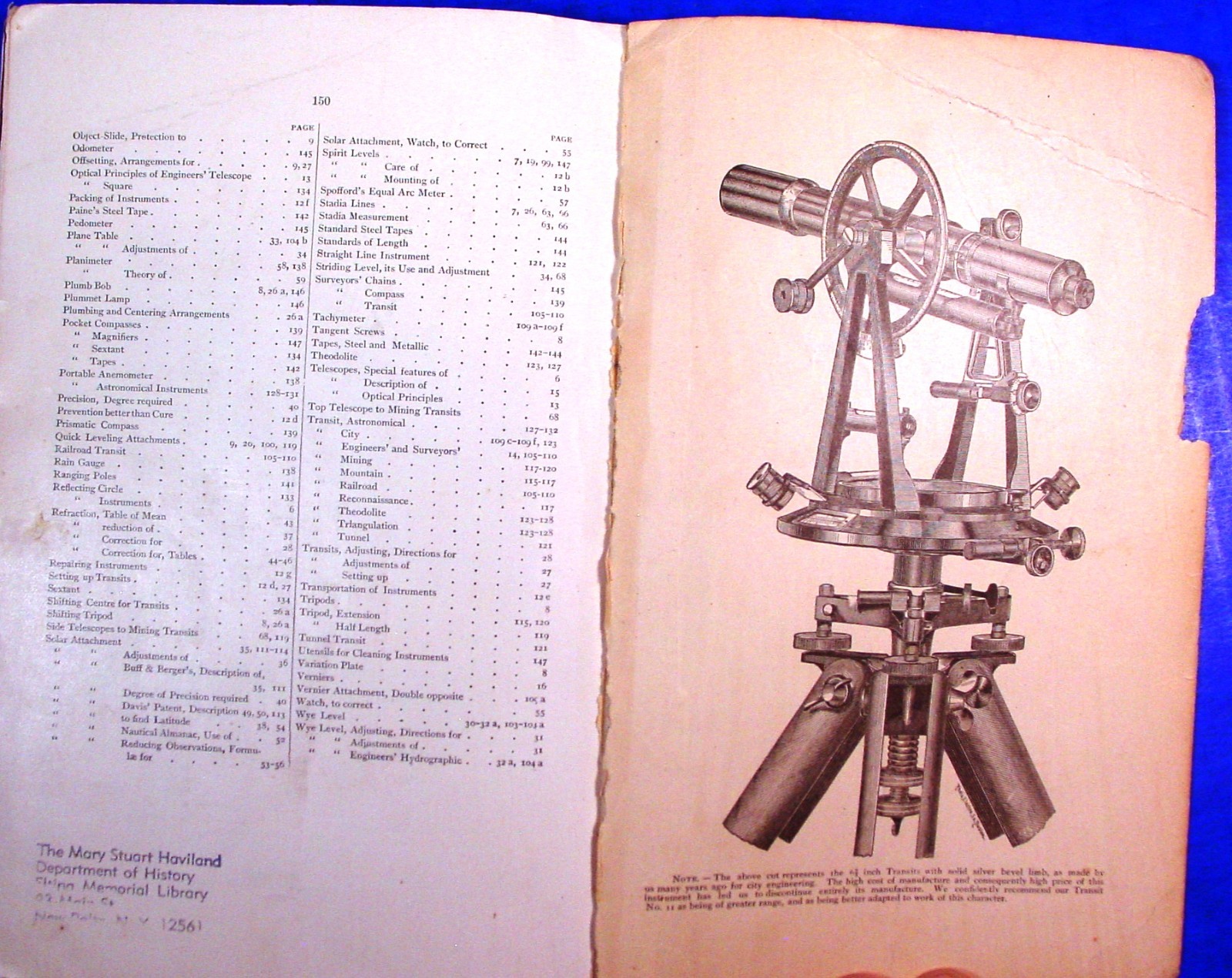 1892 Buff Berger Surveying Insts. Catalog