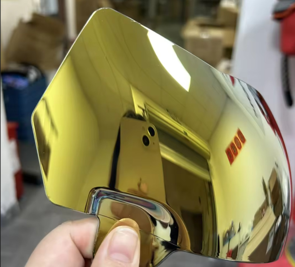 REVO GOLD BRONZE SPEED FLEX & SCHUTT F7 Full Size Football Oculus Visor  +Clips