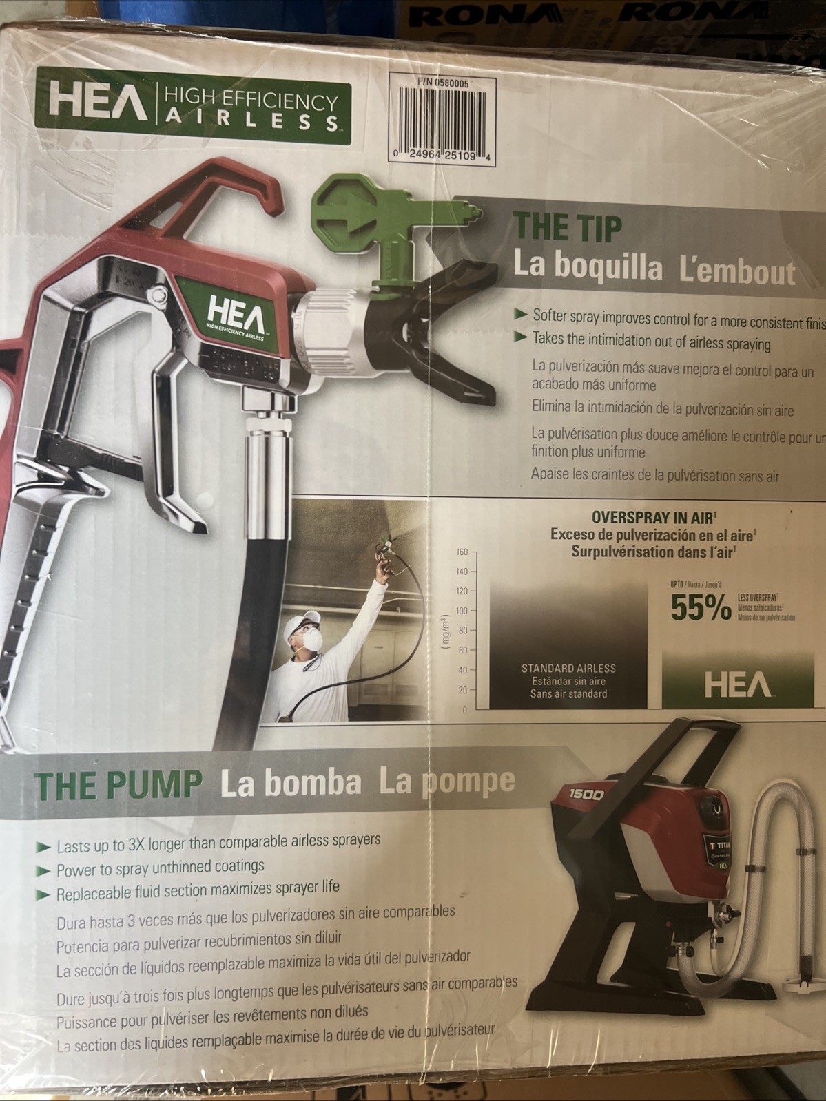 Ttian 0580005 ControlMax 1500 High Efficiency Airless Sprayer