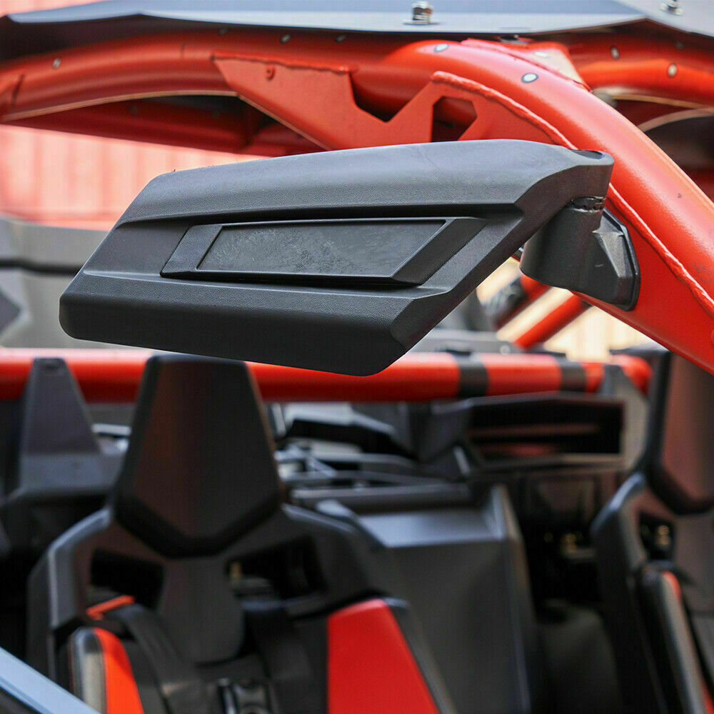 Kemimoto Rear Racing Side Mirrors For Can Am Maverick X3 Max Turbo R 2017-2025