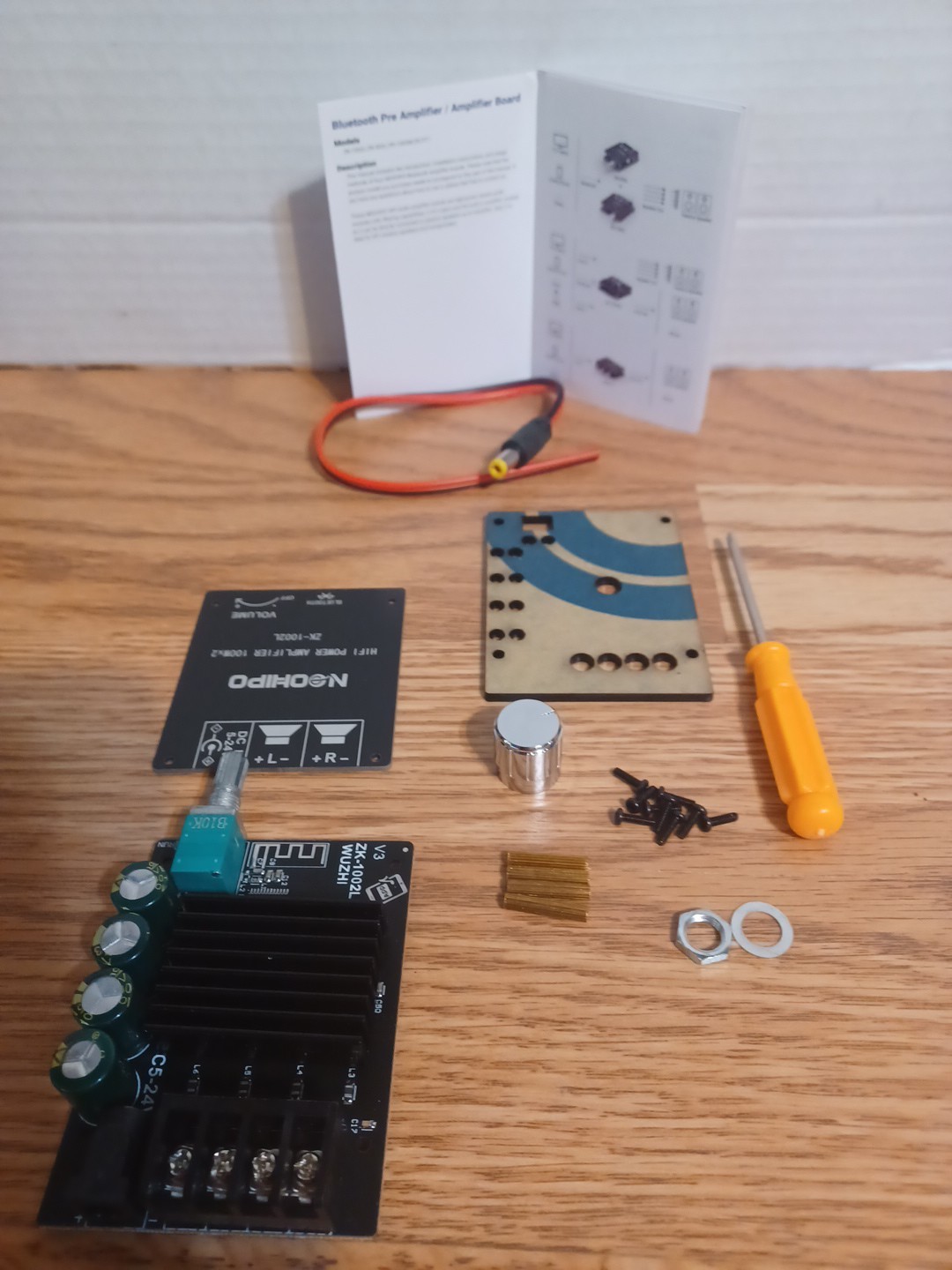 Zk1002l 100w X 2 Bluetooth 5.0 Stereo Audio Receiver Amplifier Board 2 Channel M