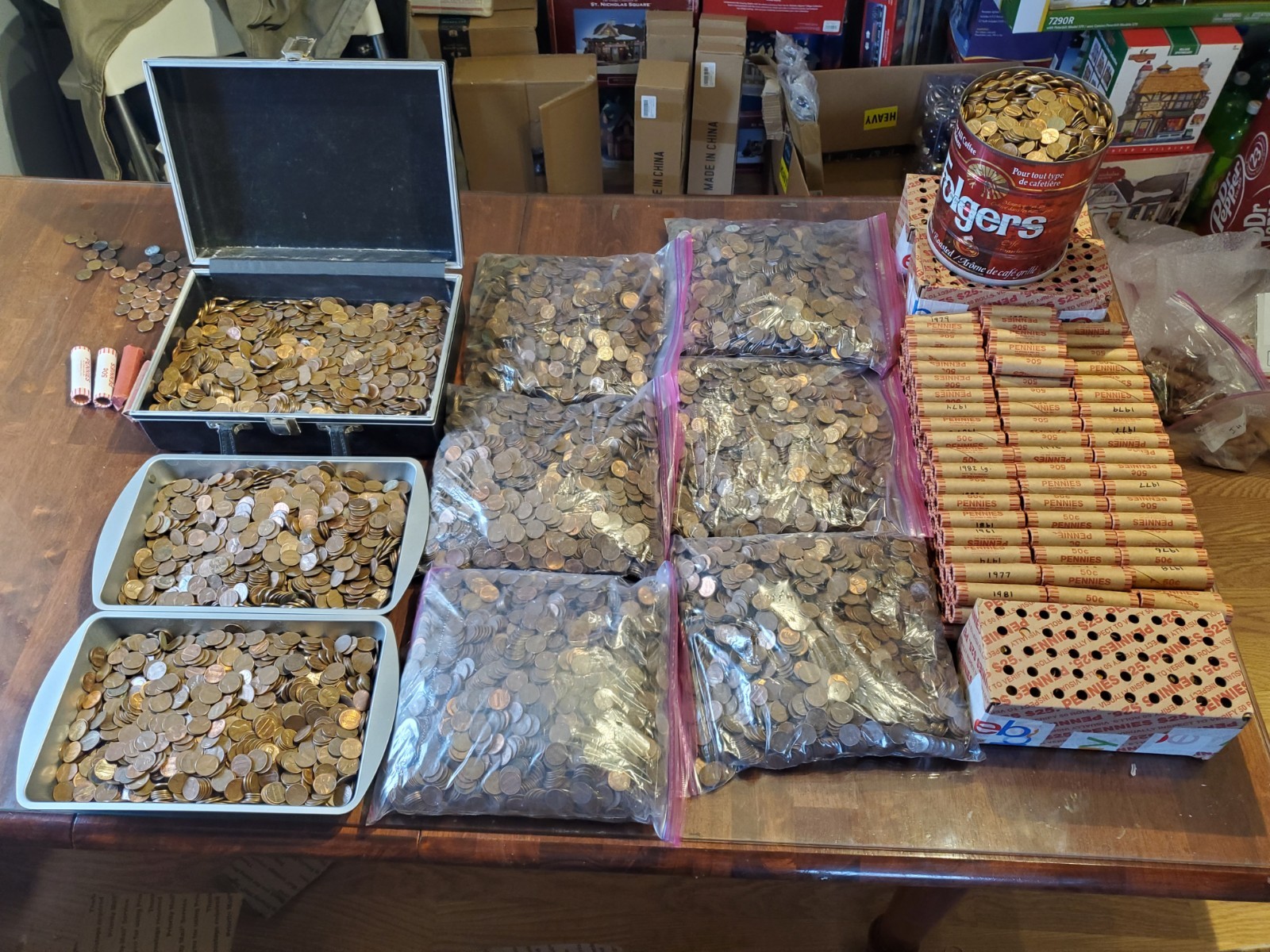 BULK REDUCED PRICE! Pre-1982 Copper Pennies: 95 percent Pure Lincoln Memorial