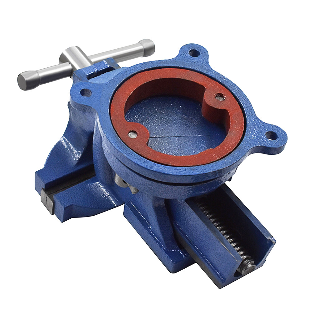 4" /5" /6" /8" Bench Vise w/ Anvil Swivel Base Heavy Duty Vice Multipurpose