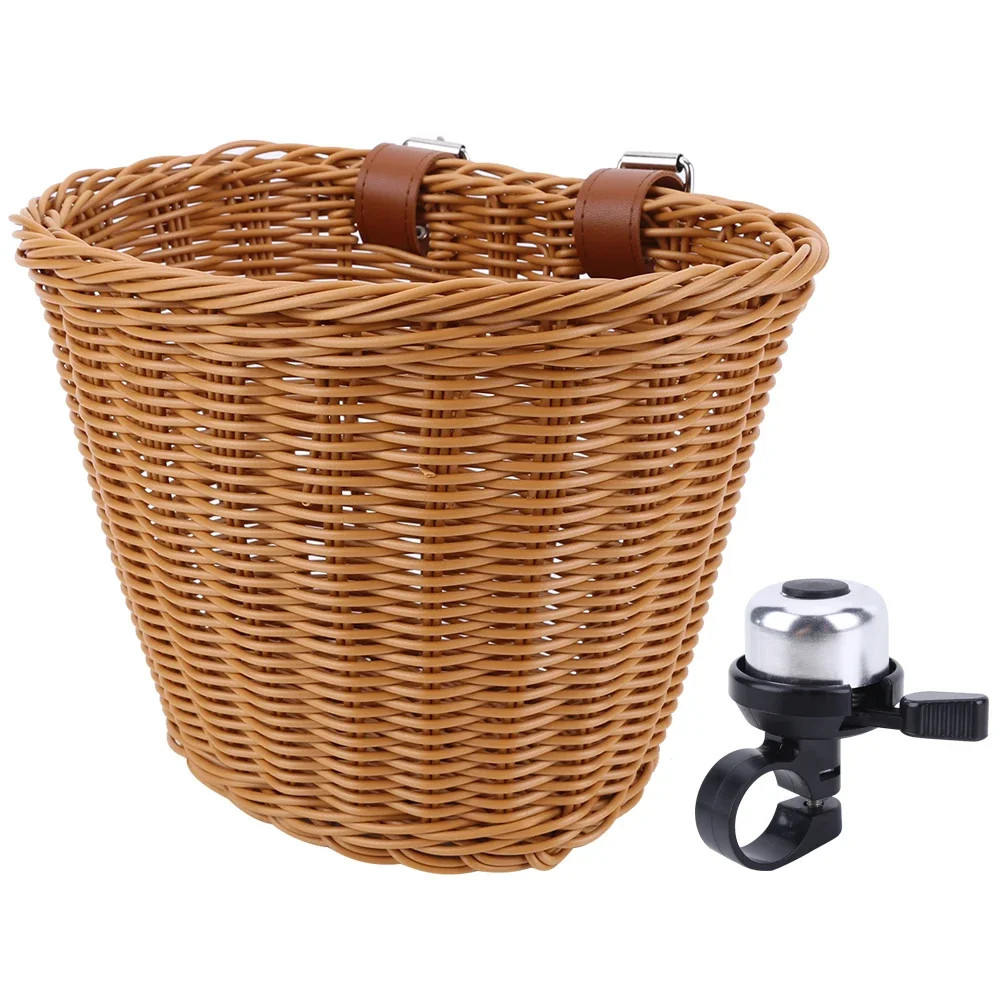 Front Handlebar Bicycle Basket Multifunction Traditional Bicycle Basket