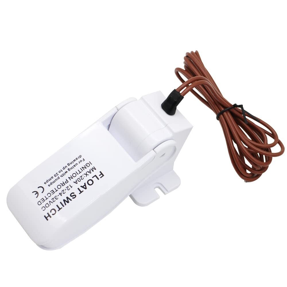 12V 1500GPH Bilge Pump Marine Boat Yacht Submersible Water Pump w/ Float Switch