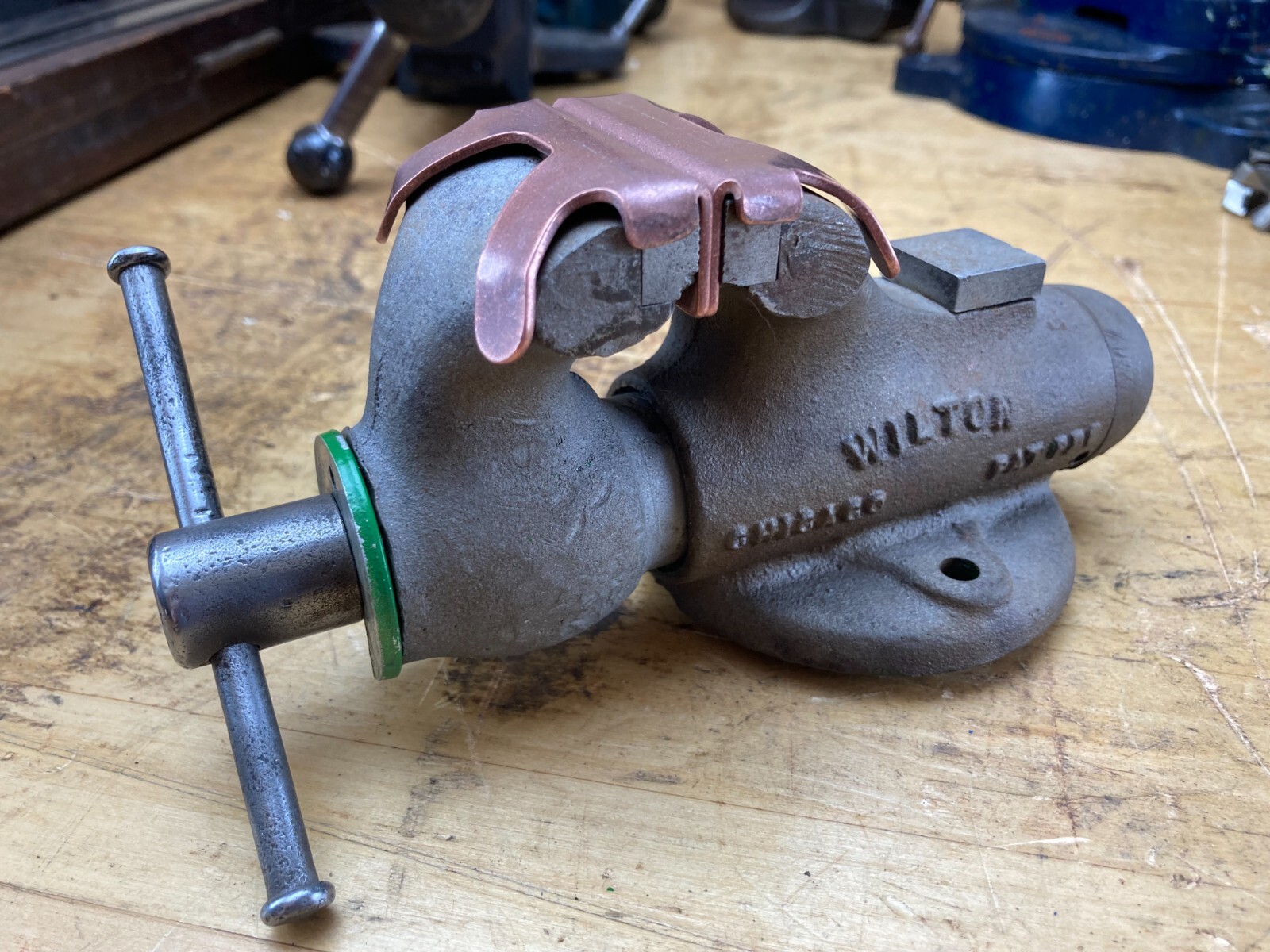 Baby Wilton 2 Bench Vise Copper Aluminum Soft Jaws Caps