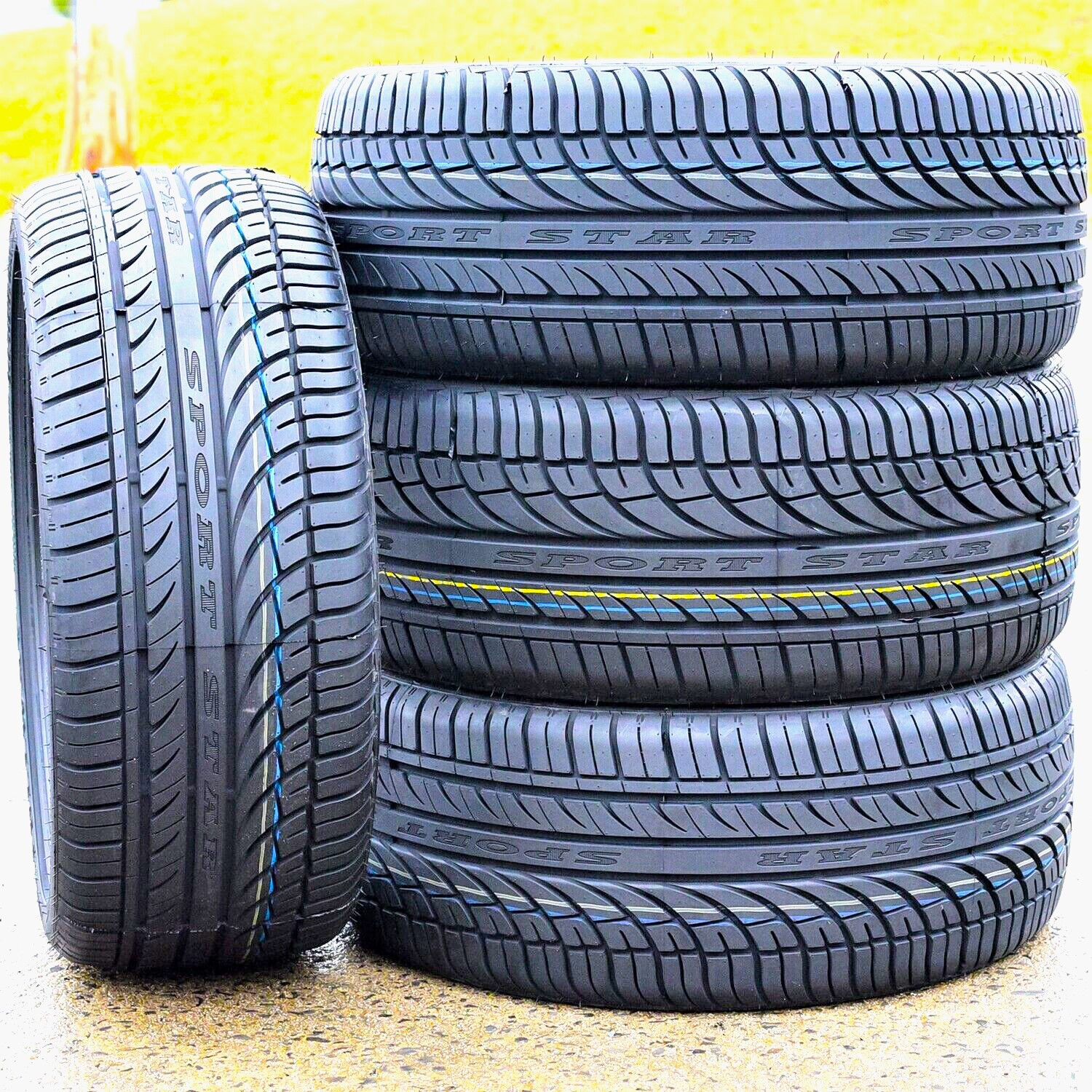2 New Fullway HP108 225/45ZR18 225/45R18 95W XL A/S All Season Performance Tires