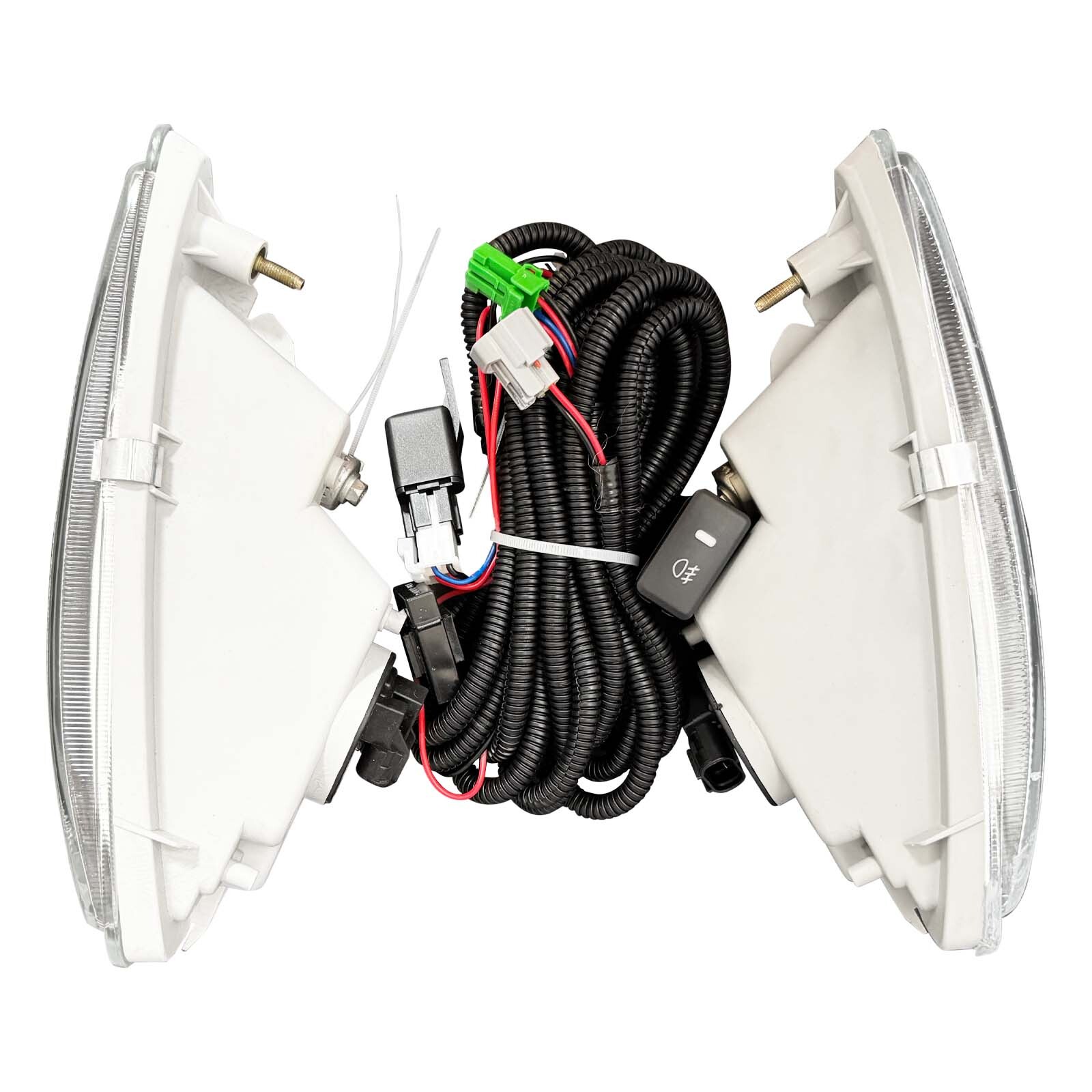 Chrome Halogen Warm Light fog Light For 2001 2002 Toyota Corolla W/Wiring 01 02