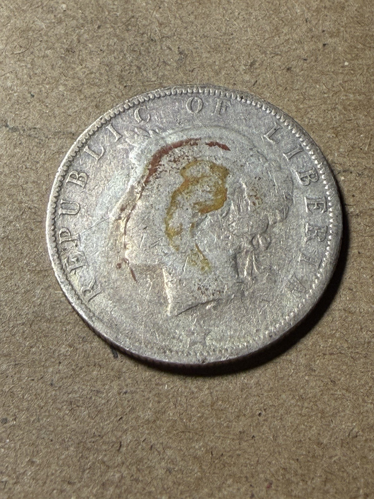 1906 H Republic Of Liberia Quarter - Scarce 34k Mintage - As Shown! (#2270)