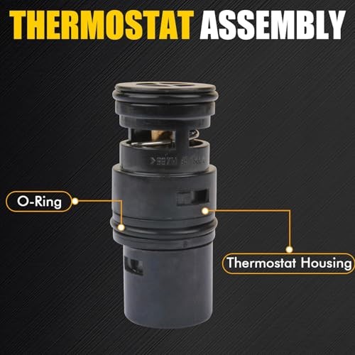 Engine Coolant Thermostat Housing Assembly 17111437362 Compatible with 1999