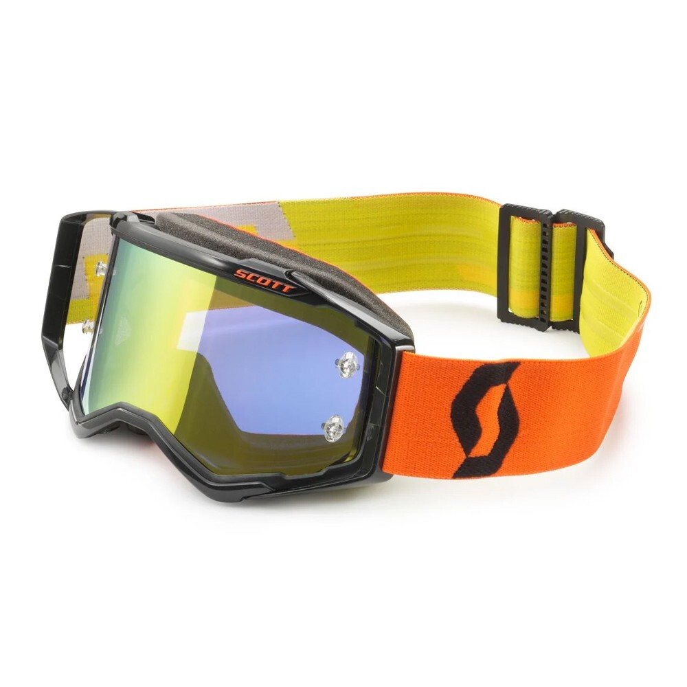 KTM 3PW230004800 Prospect Black and Orange Off-Road MX Adult Goggle