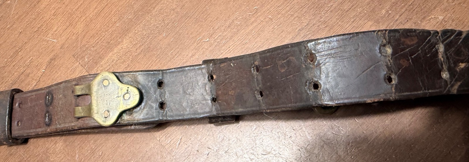 Vtg WWI US ARMY M1907 Leather Sling for M1903 Springfield Rifle