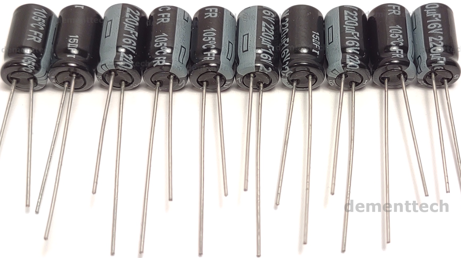 10x 220uF 16v Panasonic FR 105C Low-ESR Impedance radial Capacitors caps 6.3mm